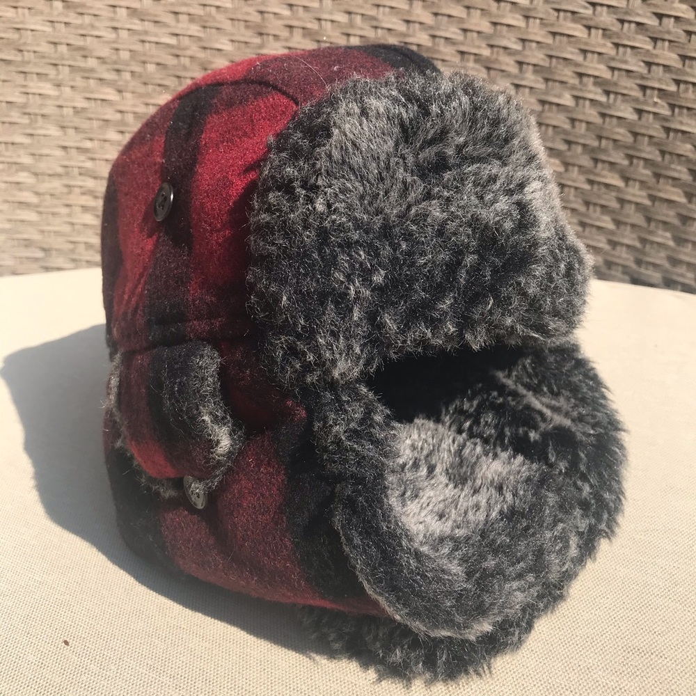 Weatherproof Buffalo Plaid Quilted Trapper Cap